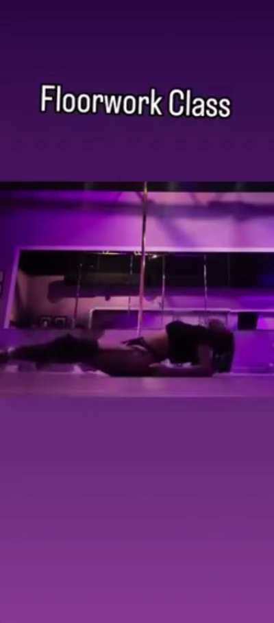 Floor work in heels