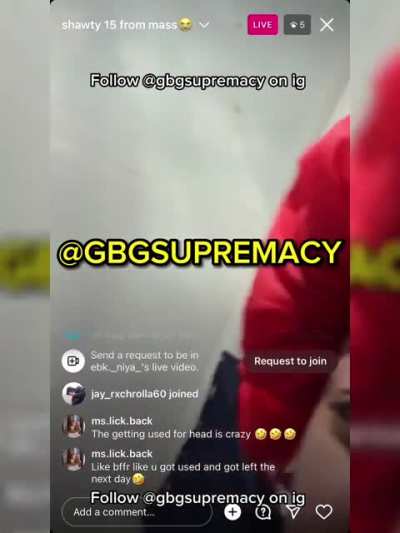 Treesh Gets Exposed On Live &hellip; Creds : @gbgsupremacy on ig