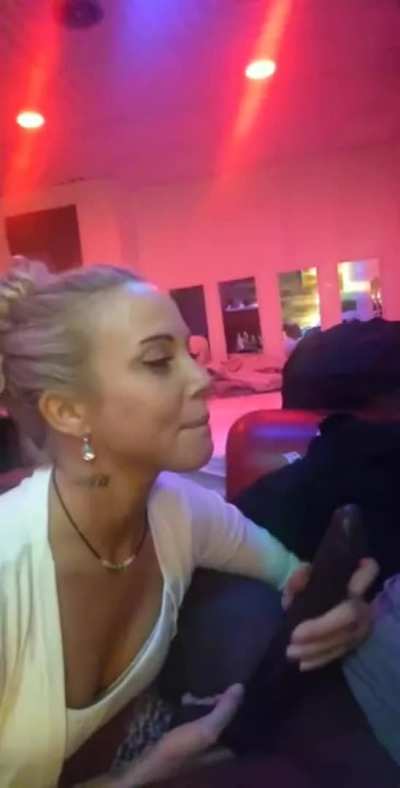 Blonde Taking Her Time With Blowjob
