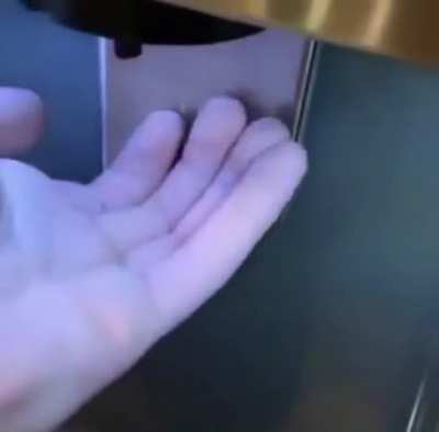 Blursed ice dispenser