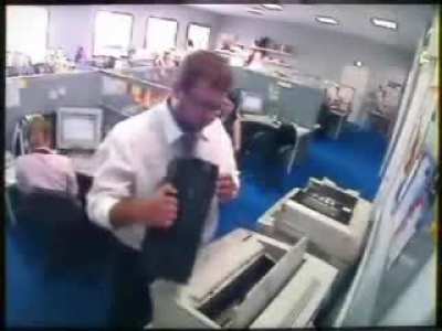 Printer hates this man