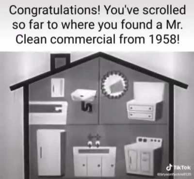 Mr Clean from 1958