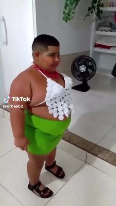 Kleber quando era crian&ccedil;a