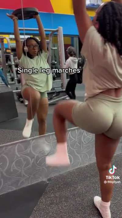 Does she need a spotter?