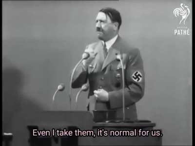 Mein Fuhrer on his way to support Aryan OC