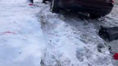 Here ICE are telling everyone was ran over and recovering in hospital&hellip;