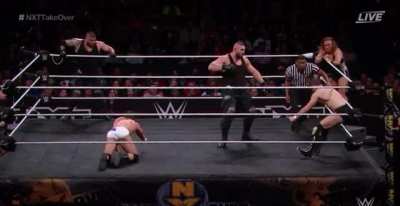 Kyle O'Reilly failed hulk up attempt is one of the funniest things I've seen in wrestling.