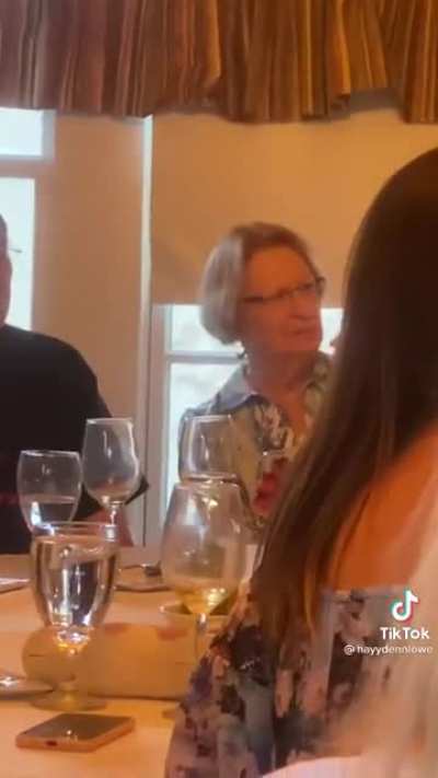 Waiter beat boxes at grandma&rsquo;s 80th birthday dinner