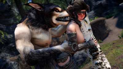A Werewolf's Cumslut
