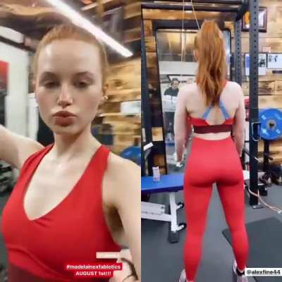 Madelaine Petsch's killer curves get me everytime, those lips and that ass were made to drain dicks