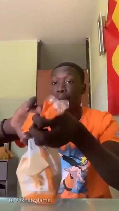 Black man owns white scum (not slave),(i am white so no racism)