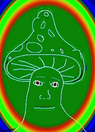 He watches, with the eyes of doom and pure unexplained evil