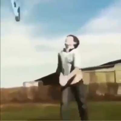 You take off the model plane, the model plane takes something off of you