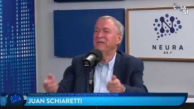 Que culiado este Schiaretti xD. Si no estuviera Milei te juro que lo voto. Un tipazo.