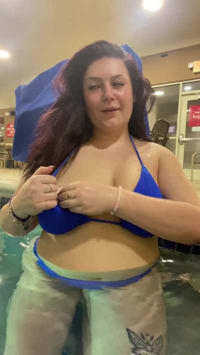 Would you &amp;amp; your wife fuck a chubby girl you just met in the hot tub?