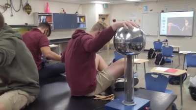 A science experiment went shockingly well 