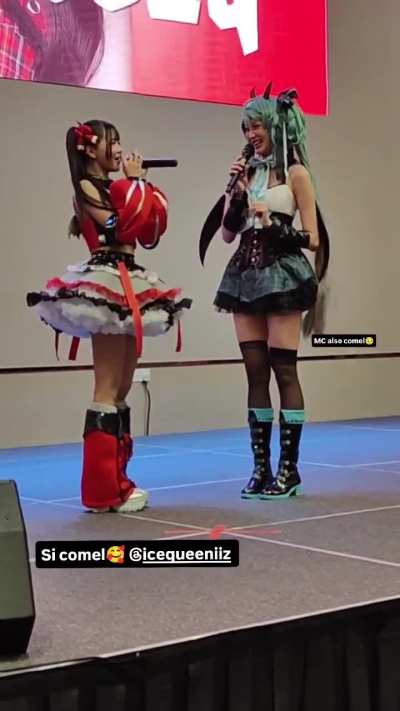 Icezu with the MC