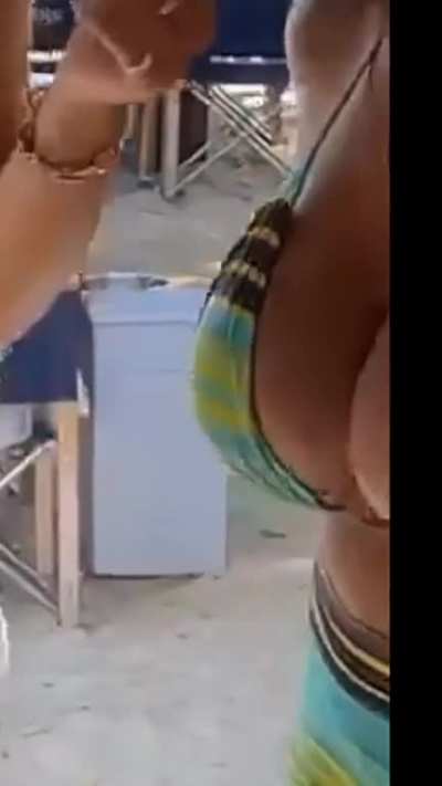 From her friend's story from last summer (enhanced to 1440p 60 fps) 