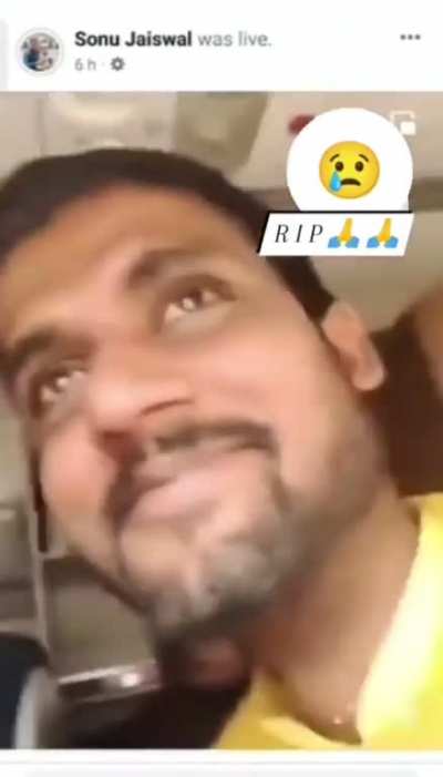 A passenger&rsquo;s Facebook Live recording from the recent plane crash in Nepal