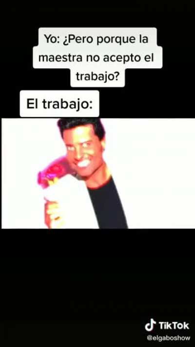 Pero si el trabajo est&aacute; buen&iacute;simo