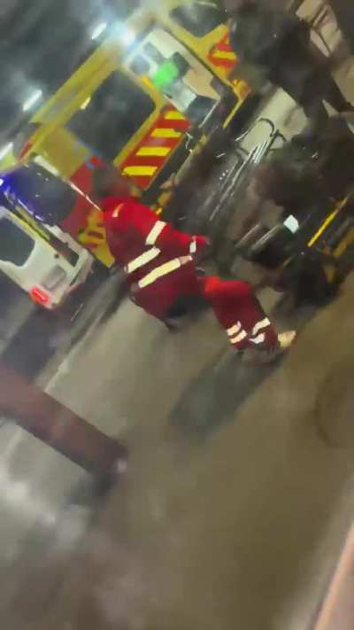 Paramedic loses job after kicking suicidal patient in the head. Source in body of post. Video attached.