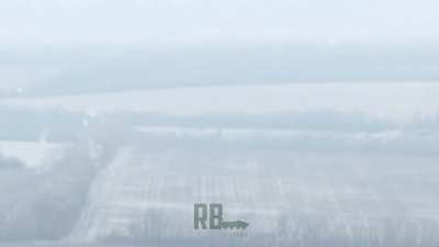 Russian BMP-2 firing at Ukrainian positions, Kreminna.