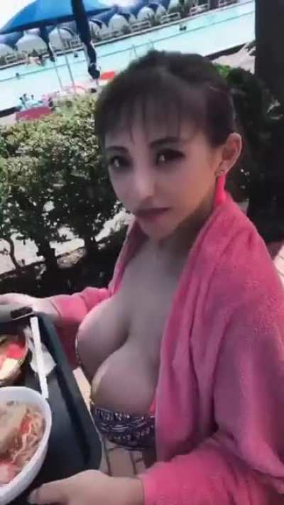 Boobs or food