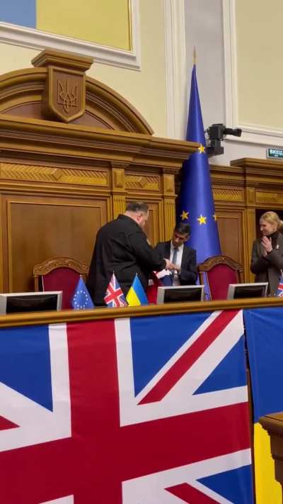 "NATO needs Ukraine more than Ukraine needs NATO," Sunak stated in the session hall of the Verkhovna Rada of Ukraine.
