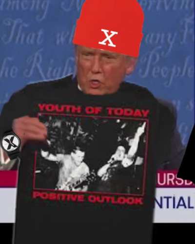 The presidents having a spirited discussion about what is and isn&rsquo;t straight edge