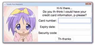 Tsukasa wants your credit card info