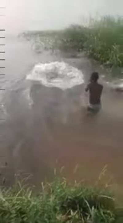 A beautiful day to swim in the river