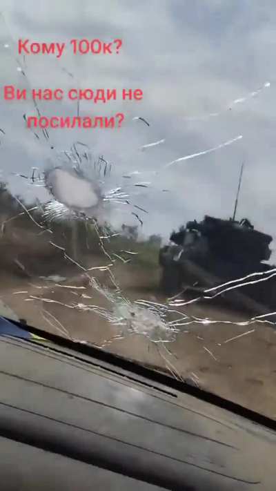 First British delivered Challenger-2, now burning in Ukraine. 