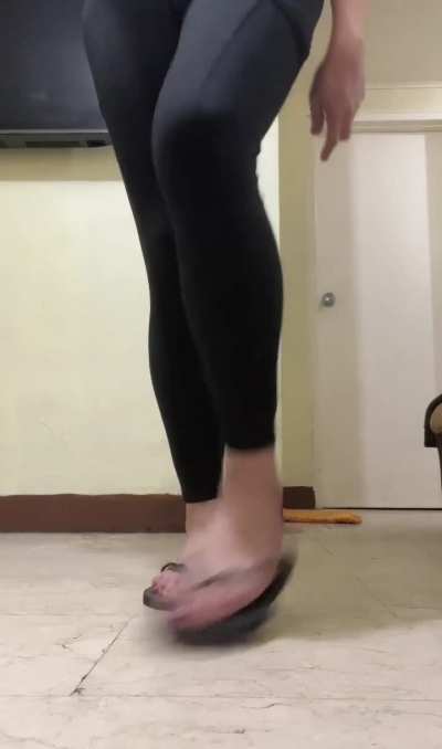 After workout feet..