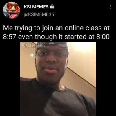 I was only a few minutes late