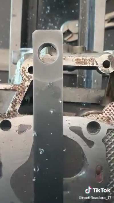 Engine head resurfacing