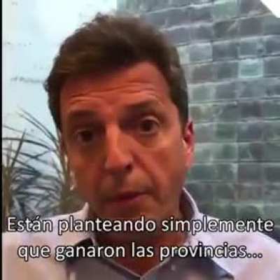 Massa mintiendole a los jubilados.