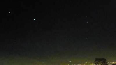Shining Ones over Sao Paulo, Brazil, on 1/1/2023