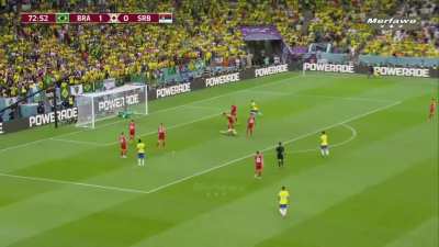 Amazing Vini Assist for Richarlison Bicycle Kick