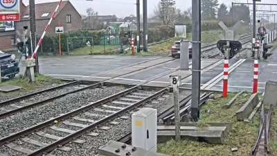 Car hits train