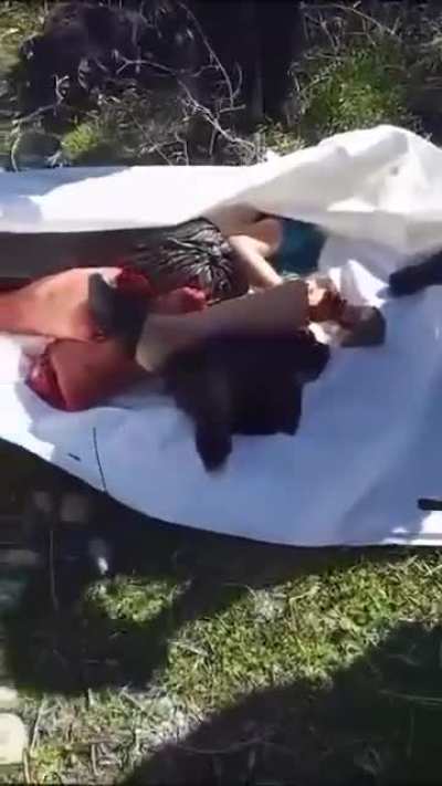NSFW: The mutilated body of a sanitation worker was found in Lattakia Syria