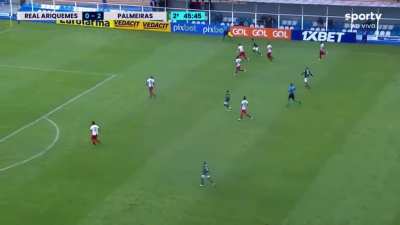 Endrick Felipe, a 15-year-old from Palmeiras, has 5 goals in 215 minutes in Copinha, a u-20 tournament. These are his highlights.