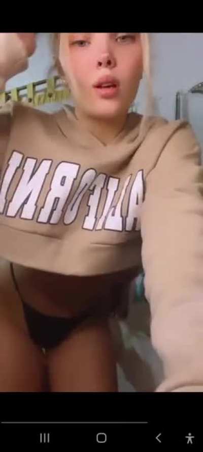 luli g.a.r<wbr>.c.i.<wbr>a.a.a<wbr>.a. bailando se le escapan las ubres