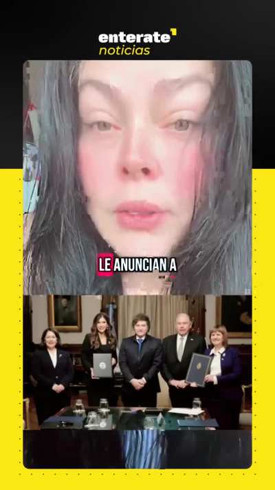 Hubiera sido epico que se le apague el filtro que la vuelve ultrablanca en medio del discurso