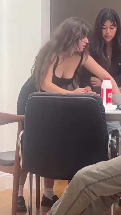 Peeking out