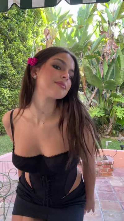 In black