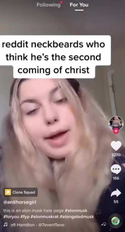 She&rsquo;s not wrong abt the Elon worshipping on this website