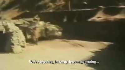 We are leaving...