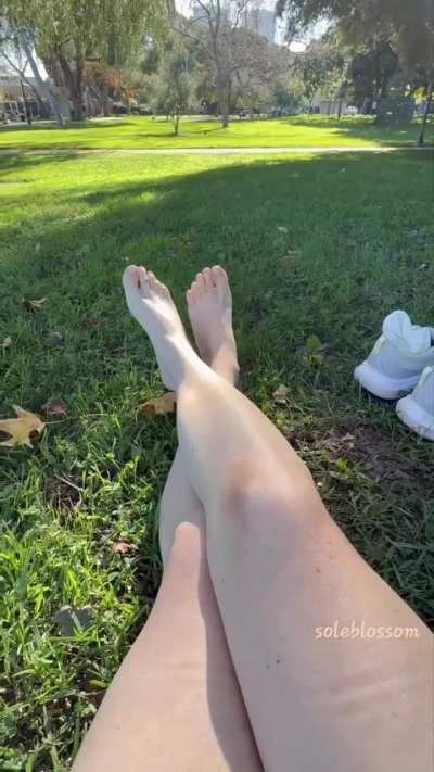 Beautiful day for beautiful feet