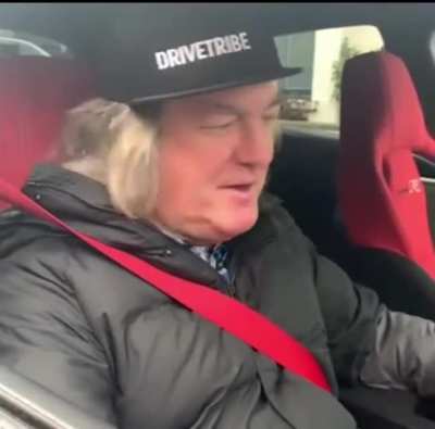 My grandad after taking my civic for a spin