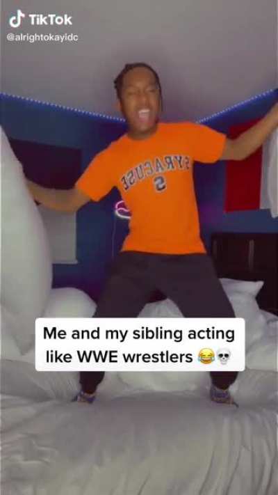 Anyone else used to wrestler with their siblings? 😂